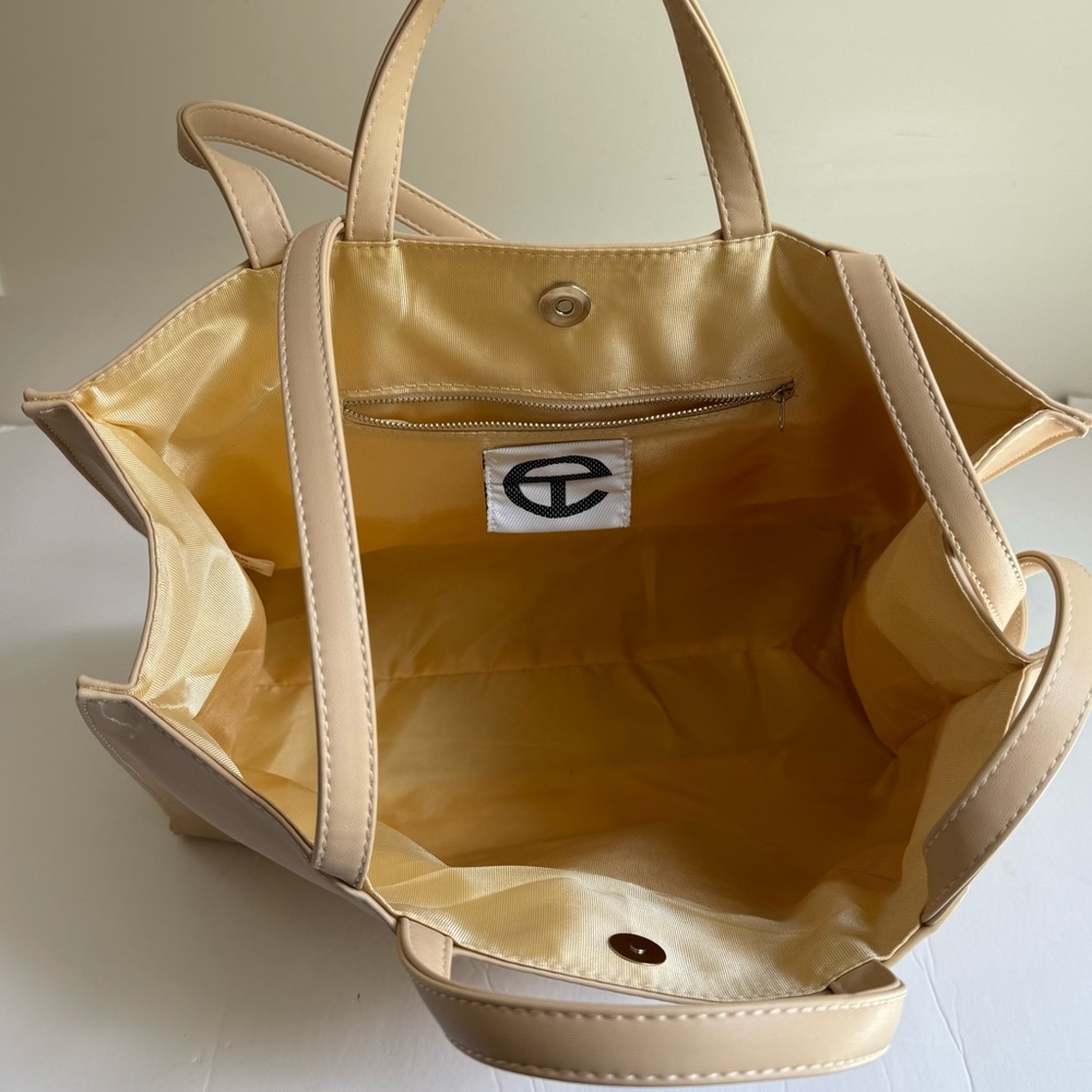 Telfar cream medium shopping tote bag - Picture 5 of 11